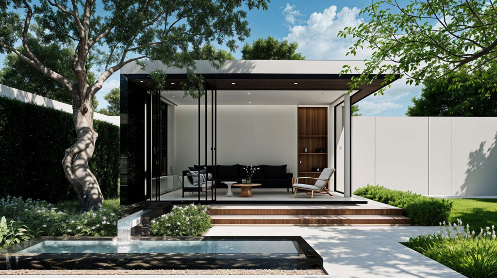 ออกแบบสวน_มหาชัยเมืองทอง_สวนโมเดิร์นคลาสสิค